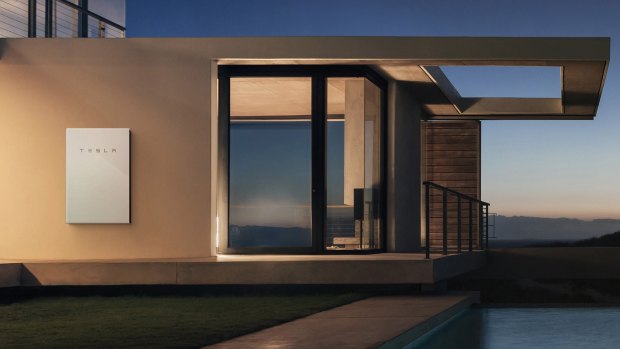 Tesla’s second-generation Powerwall home battery.