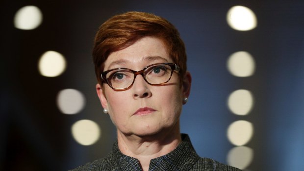 Foreign Minister Marise Payne. 