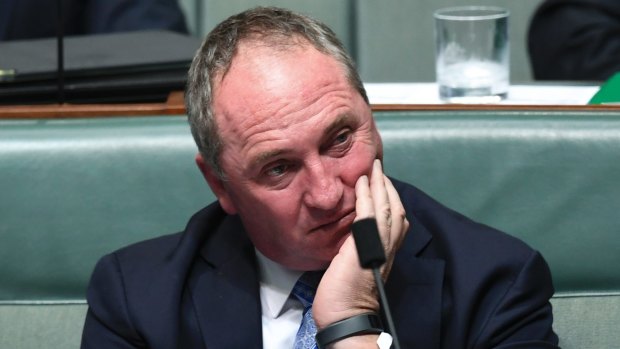 Barnaby Joyce's former position as parliamentary leader of the federal National Party meant that he was a major political figure - the Deputy Prime Minister in point of fact.