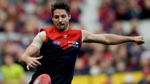 Fremantle landed their man signing Melbourne's full forward Jesse Hogan.