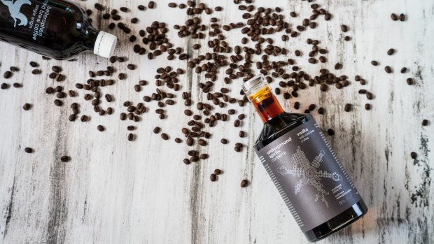 The coffee vodka is infused through Bellerophon’s cold-brewed coffee process, macerating it for 24 hours to extract the flavour.
