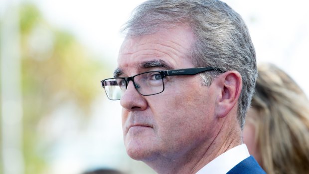 Talking a big game: Opposition Leader Michael Daley.