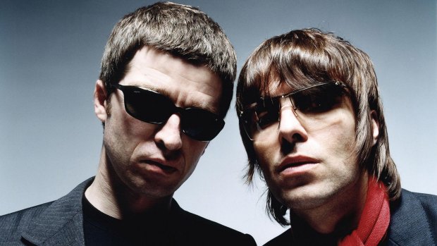 Noel and Liam in Oasis's heyday.