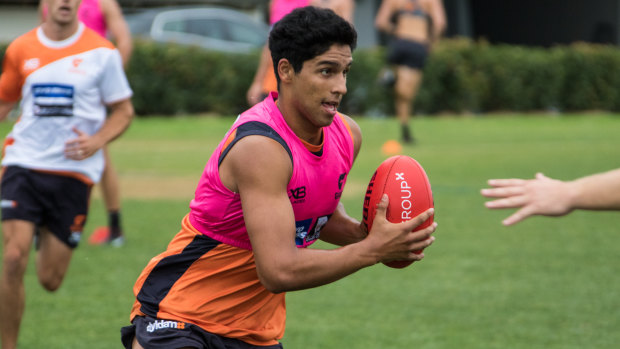 Historic: Western Sydney teen Nick Shipley will play for GWS, their first academy graduate.