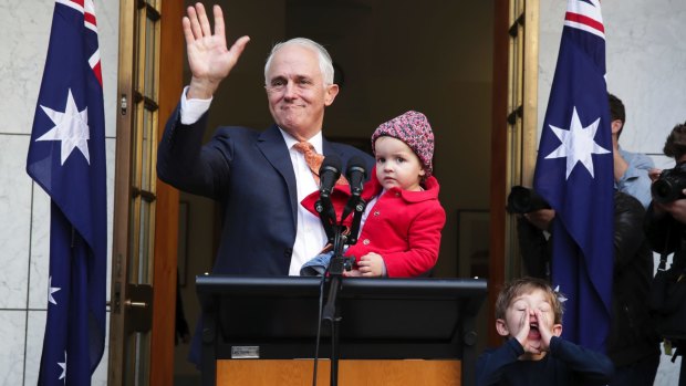 Outgoing prime minister Malcolm Turnbull addresses the media after the leadership spill.