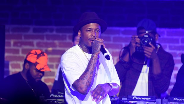 Rapper YG performing in Los Angeles last year.