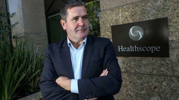 Healthscope chief Gordon Ballantyne: in the role for only a year.