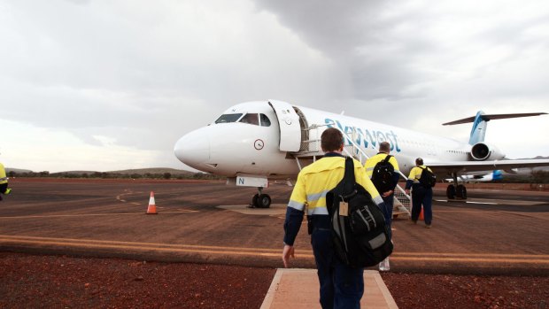 Contact tracers will investigate whether a fly-in, fly-out worker brought the coronavirus to Blackwater. File photo