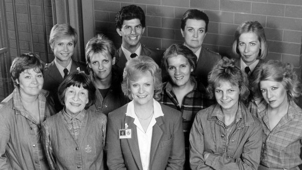 The cast of the Australian television show, Prisoner in 1983.