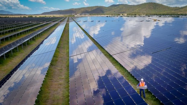 Sun Metals' 124MW solar farm in Queensland.