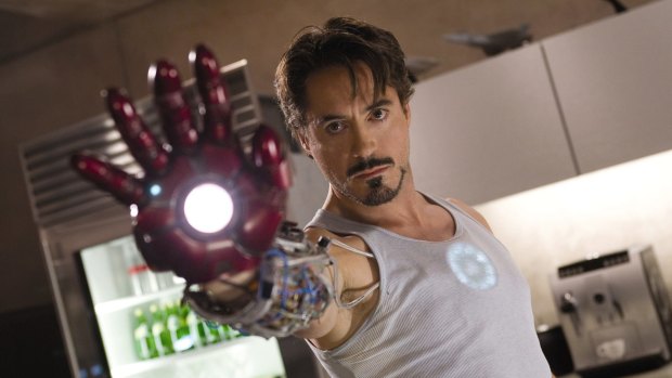 If at first you don't succeed: <i>Iron Man</i>'s Tony Stark (Robert Downey Jr) was an early inspiration.