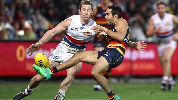 Eddie Betts in action for Adelaide.