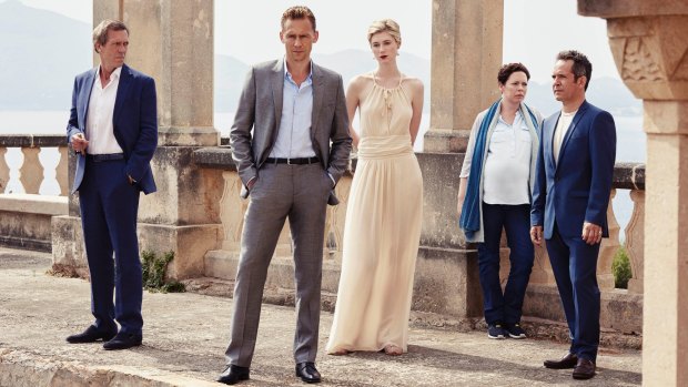 Beautiful people, beautiful locations. Tom Hiddlestone (centre) leads an all star cast on The Night Manager.