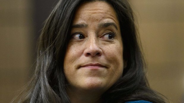 Jody Wilson-Raybould during her appearance before the Justice Committee late in February, 2019.
