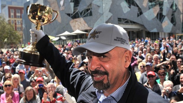 Marwan Koukash after the 2013 Melbourne Cup parade.