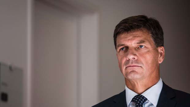 Federal Energy Minister Angus Taylor sidestepped questions over NSW's split with the government over energy and emissions policy.