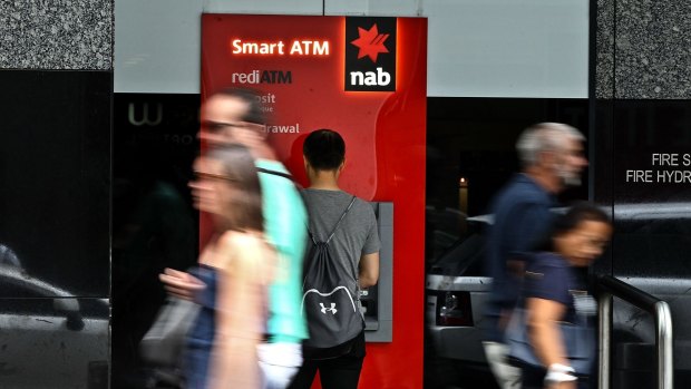 As more than half of taxpayers say they're unlikely to spend all their tax refund, the NAB said there were growing risks to the economy.