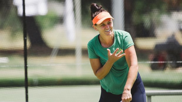 Casey Dellacqua is pregnant for the first time.