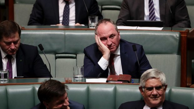 Nationals MP Barnaby Joyce has admitted to despair and wishing his life would end.