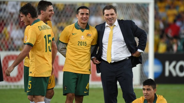 Ange Postecoglou after the 2015 Asian Cup final.