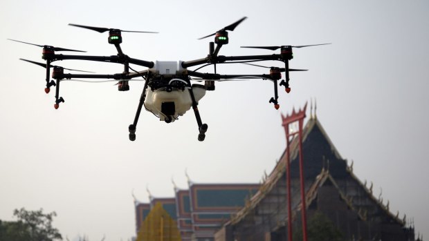 Drones are seen as one of the major future threats to airline security, a top European Union official says.