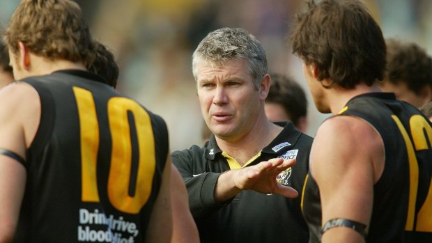 Frawley coaching Richmond.