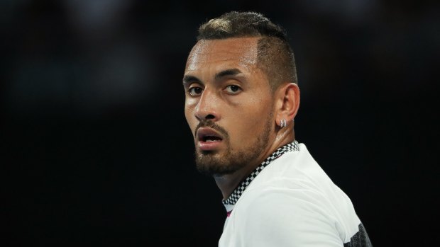Nick Kyrgios has notched a win in Florida.