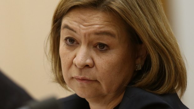 Michelle Guthrie, pictured here in 2016, was sacked as the ABC's managing director after refusing to resign.