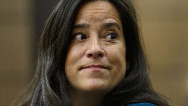Jody Wilson-Raybould at the House of Commons Justice Committee after her resignation.