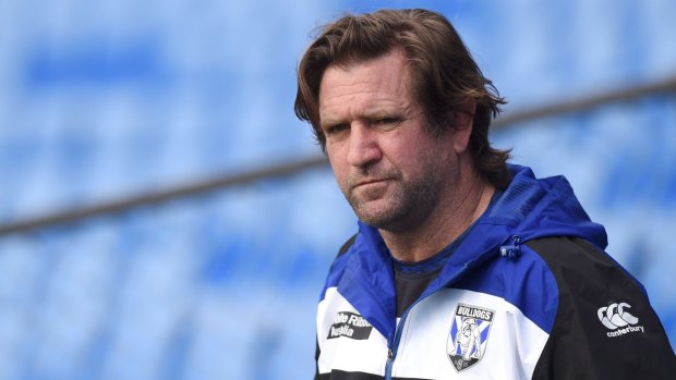 Legal battle: The Bulldogs have a difficult process to negotiate with Des Hasler.