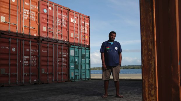 Santo Harbor Master Terry Ngwele in Vanuatu, which has seen significant new Chinese investment.