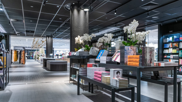 The sound-proofed concierge area gives the customer a break from the noise within the rest of the store.