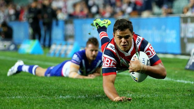 Latrell Mitchell will go head to head with Euan Aitken in the centres