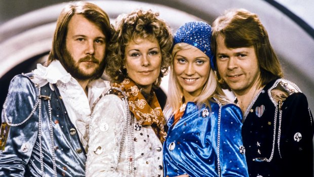 They way they really were ... ABBA at the 1974 Eurovision Song Contest. Their hit song, Waterloo, won.