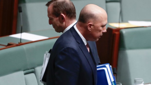 Malcolm Turnbull has named Peter Dutton and Tony Abbott among the main plotters to oust him.
