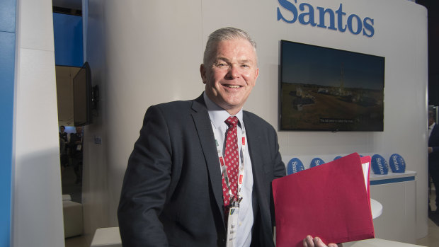 Santos CEO Kevin Gallagher said it was always business as usual for the oil and gas company.