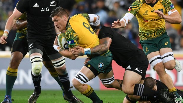 Return: Sean McMahon could feature for the Wallabies at the 2019 Rugby World Cup. 