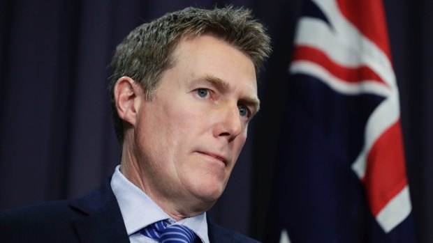 "This is the worst area to engage in policy on the run": Attorney-General Christian Porter.