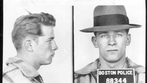 A 1953 Boston police booking file photo shows James 'Whitey' Bulger after an arrest. 