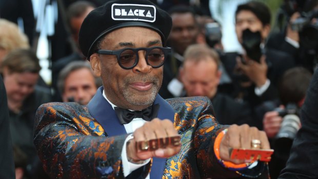 Spike Lee at the premiere of his film in Cannes in May.