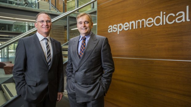 Aspen Medical cofounders Glenn Keys and Dr Andrew Walker.