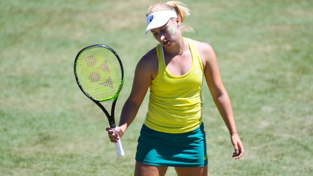 In reserve: Daria Gavrilova could be called up.