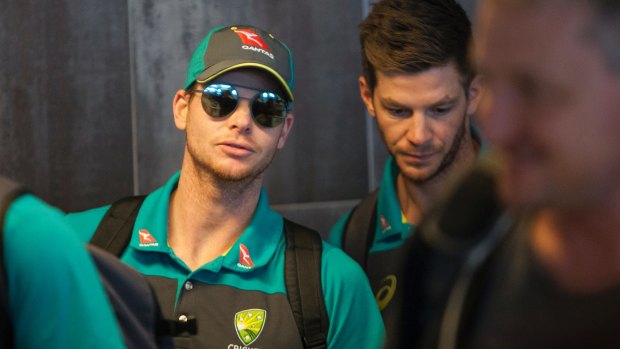 Banned: Steve Smith has kept a low profile since being suspended for 12 months.