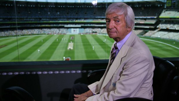 Legend: The one and only Richie Benaud.
