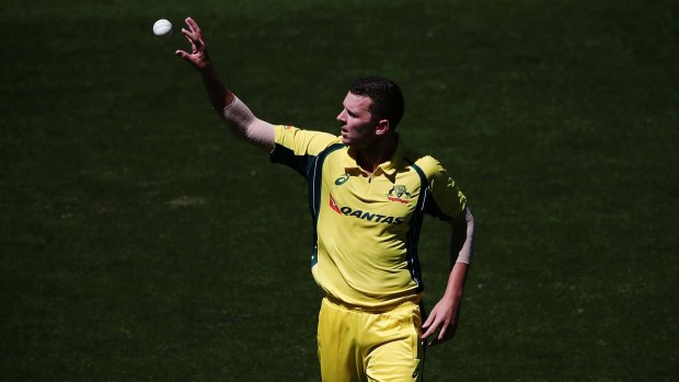 World Cup winner Josh Hazlewood faces a nervous wait to see if he will be part of the title defence in England.