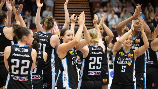 The Canberra Capitals have enjoyed a huge boost in support.