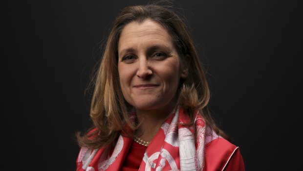 Canadian Foreign Minister Chrystia Freeland.