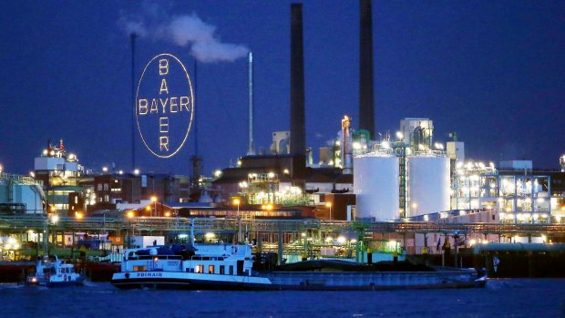 Bayer shares slumped on the news.