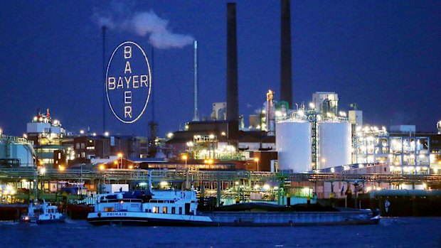 Bayer shares slumped on the news.