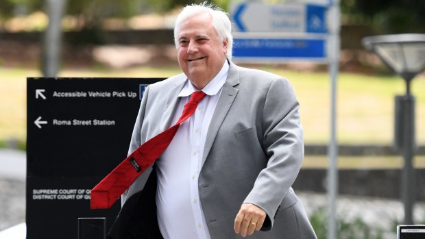 Clive Palmer said gender equality should be required by law, but just one in nine of his candidates are women.